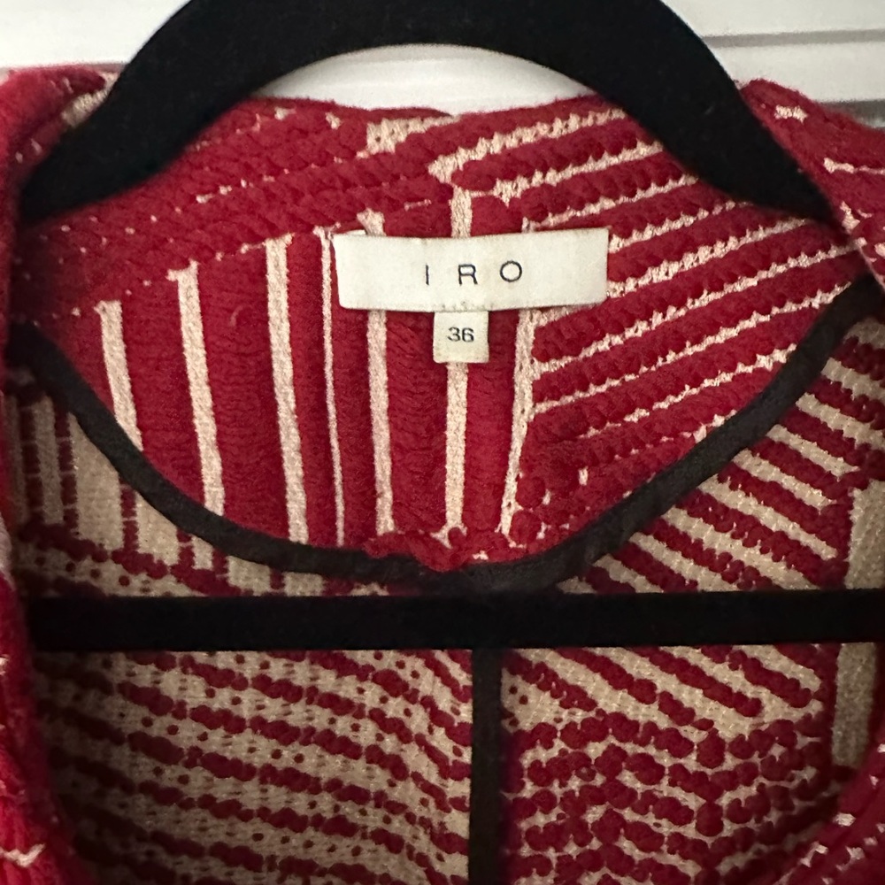 Iro Fitted Pattern Blazer - image 2